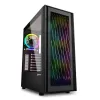 ATX pusiau bokšto tipo korpusas Sharkoon RGB Wave Juoda