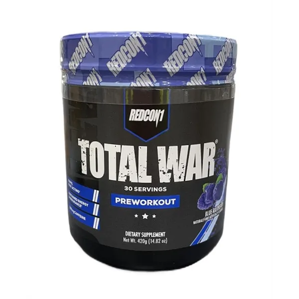 Total War - Preworkout, Blue Raspberry - 420g