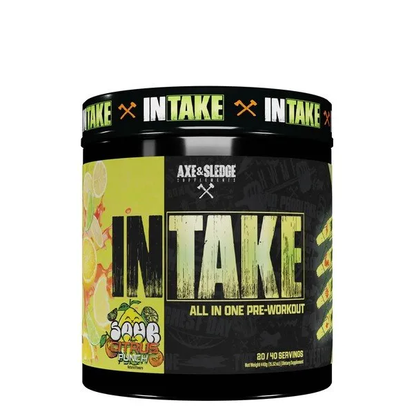 Intake All in One Pre-Workout, Sour Citrus Punch - 440g
