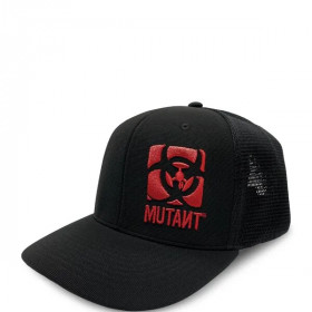 Mutant Fitted Flex Cap, Black & Red