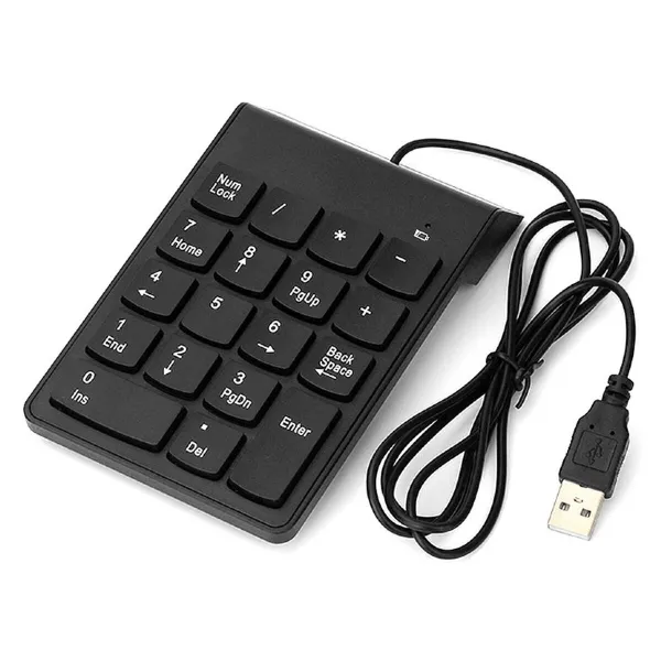 Numbriklahvistik GEMBIRD KPD-U-03 Must