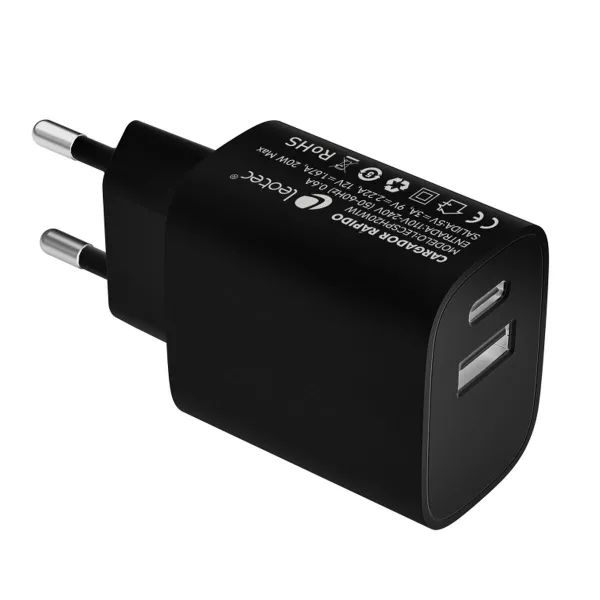 Seinalaadija LEOTEC PD Must 20 W