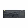 Klaviatūra Logitech K400 Plus Tv Melns Spāņu Qwerty QWERTY