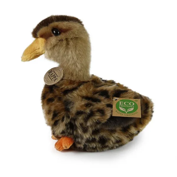 Rappa - Realistic Plush Mallard Duck 19 cm Eco-Friendly