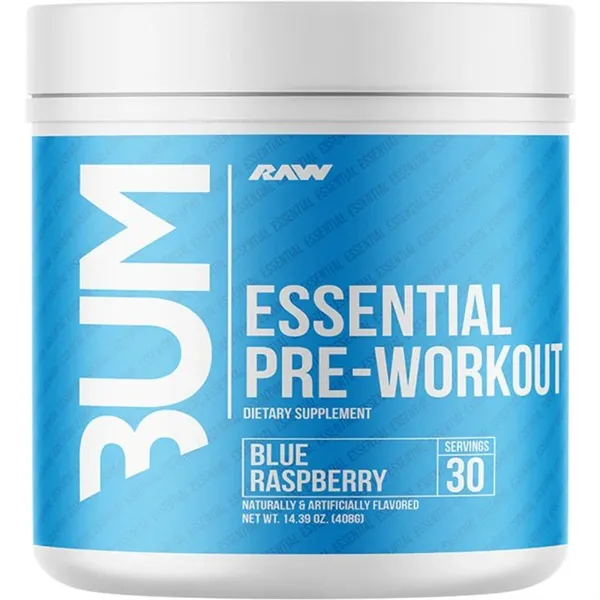 CBUM Essential Pre-Workout, Blue Raspberry - 408g