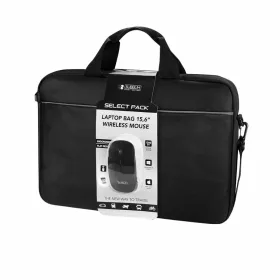 Kannettavan salkku Subblim Maletín con Ratón Select Pack Wireless Mouse USB + Laptop bag 15,6"