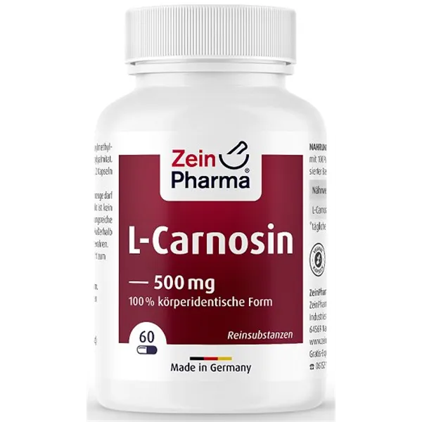 L-Carnosine, 500mg - 60 caps