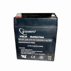 Akkua varten Keskeytymätön Virtalähdejärjestelmä Järjestelmä UPS GEMBIRD 12V, 5Ah 5 Ah 12 V 5 V