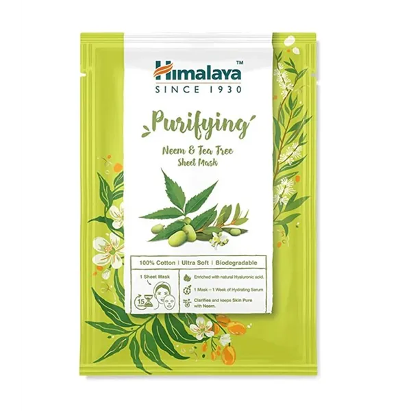 Purifying Neem & Tea Tree Sheet Mask - 30 ml.