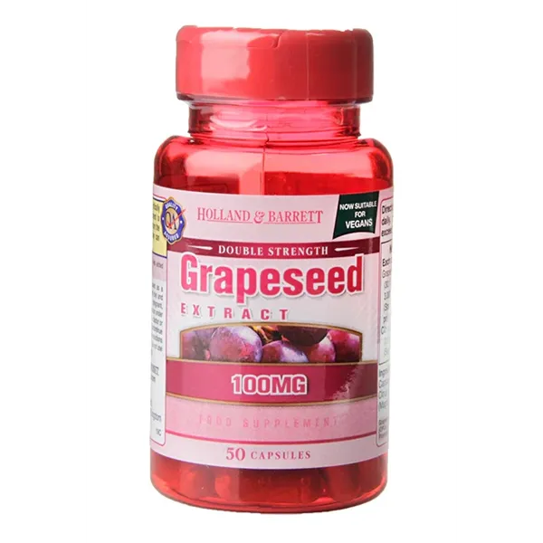 Double Strength Grapeseed Extract, 100mg - 50 caps