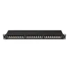 Жесткий сетевой кабель UTP кат. 6 Lanberg PPSA-1024-B Чёрный