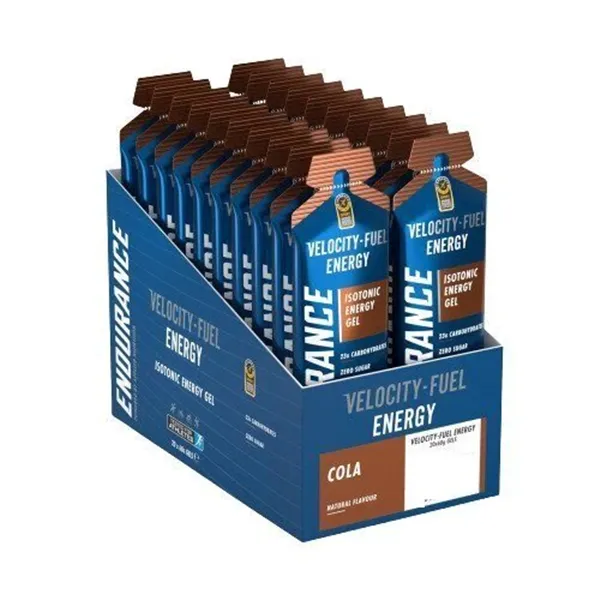 Endurance Breathe Isotonic Energy Gel, Cola - 20 x 60g