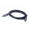 HDMI – DVI adapteris GEMBIRD CC-USB3C-DPF-01-6 Juoda / Pilka 1,8 m