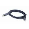 HDMI – DVI adapteris GEMBIRD CC-USB3C-DPF-01-6 Juoda / Pilka 1,8 m