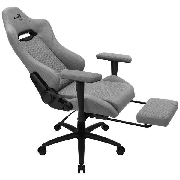 Spēļu Krēsls Aerocool AEROROYAL-ASH-GREY Melns Pelēks