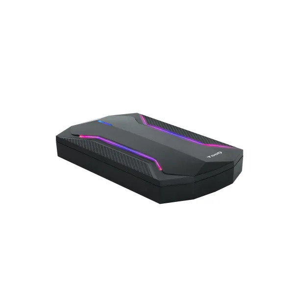 Kietojo disko dėklas TooQ TQE-2599RGB Juoda 2,5"