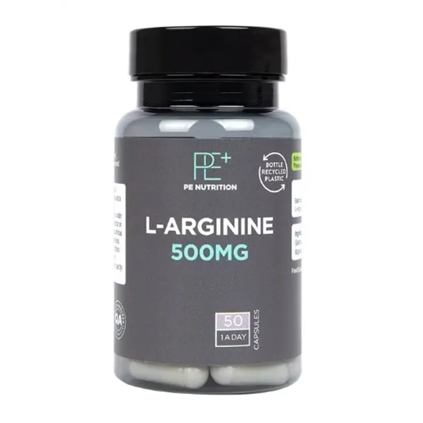 PE Nutrition L-Arginine, 500mg - 50 caps