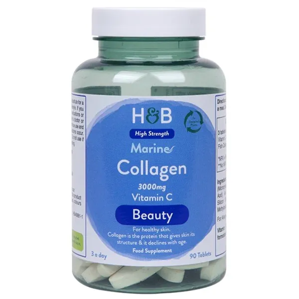 Marine Collagen with Vitamin C, 3000mg - 90 tabs