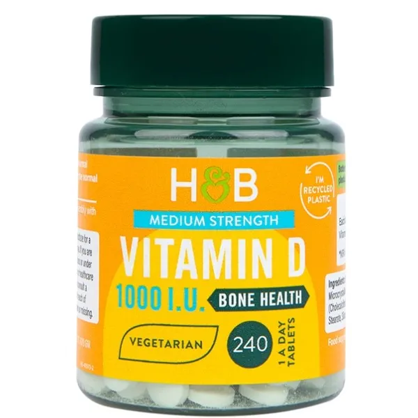 D vitamīns, 25mcg - 240 tabletes