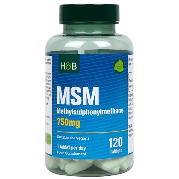 MSM, 750mg - 120 tabs