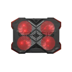 Nešiojamojo kompiuterio aušinimo bazė Genesis Oxid 260 Juoda 17"