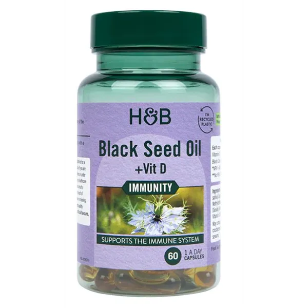 Black Seed Oil + Vit D - 60 caps