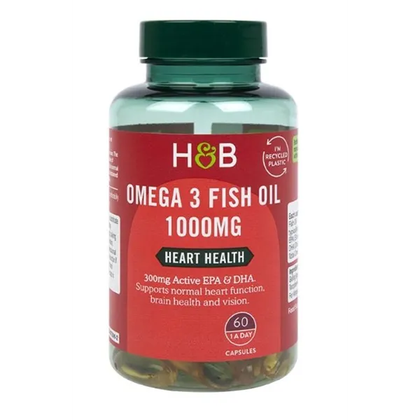 Рыбий жир Омега-3, 1000 мг - 60 капсул