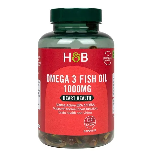 Omega 3 Fish Oil, 1000mg - 120 caps