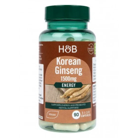 Korejas žeņšeņs, 1500 mg - 90 v-kapsulas