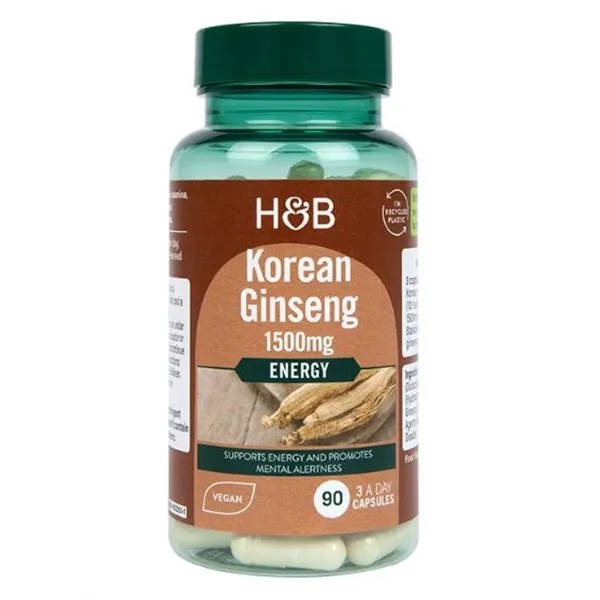 Korean Ginseng, 1500mg - 90 vcaps