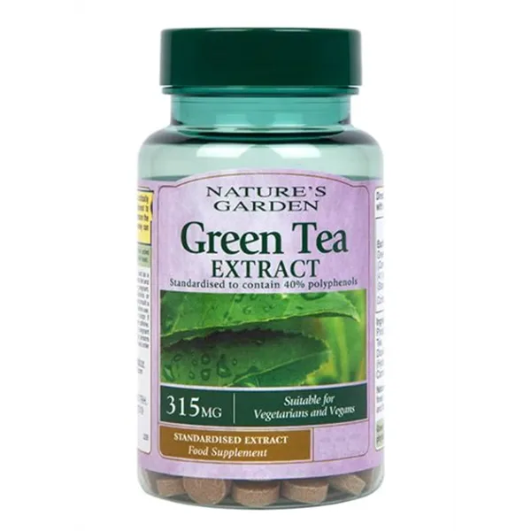 Экстракт зеленого чая Nature's Garden, 315 мг - 200 таблеток