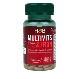 Multivitaminai ir geležis – 60 tablečių (EAN 5059604689468)