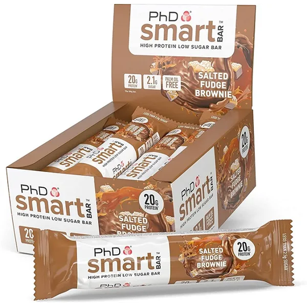 Smart Bar, Salted Fudge Brownie - 12 x 64g