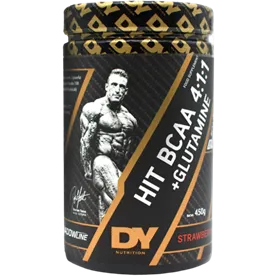 HIT BCAA 4:1:1 + Glutamine, Strawberry - 450g
