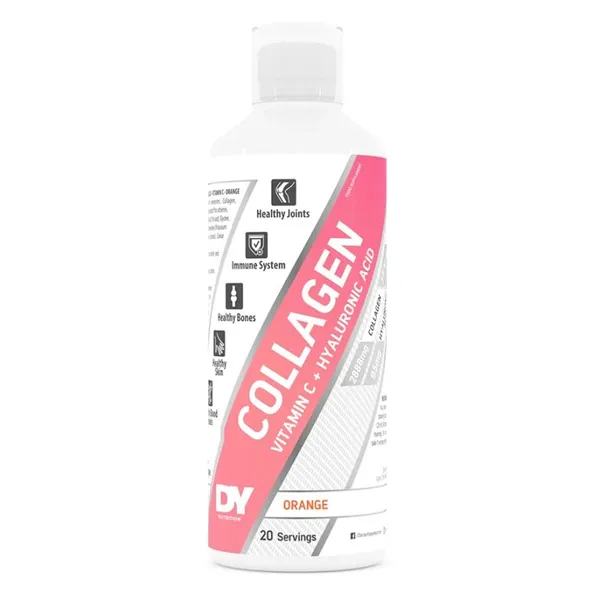 Liquid Collagen + Vitamin C + Hyaluronic acid, Orange - 500 ml.