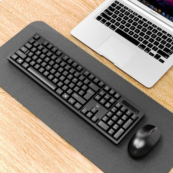 Klaviatūra Ewent EW3281 Melns Spāņu Qwerty QWERTY