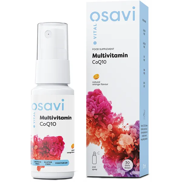 Multivitamin CoQ10 Oral Spray, Orange - 25 ml.