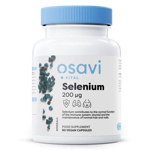 Selēns, 200mcg - 90 vegānas kapsulas