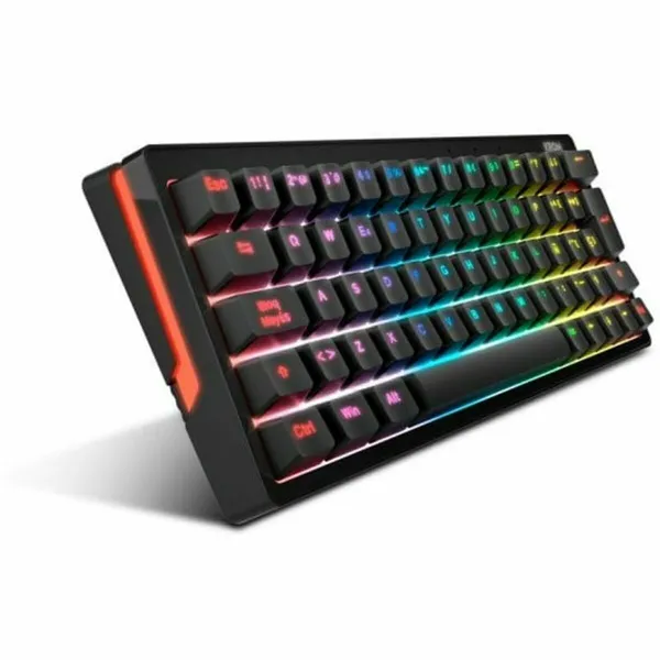 Klaviatūra Krom NXKROMKREATORSP Ispaniška Qwerty Juoda Mechanikas