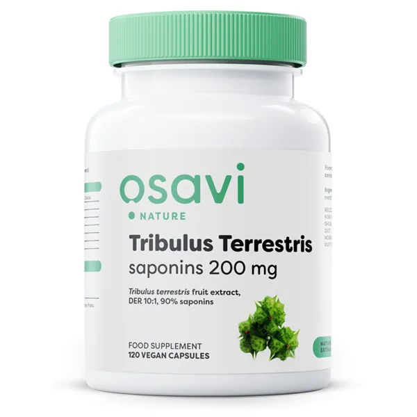 Tribulus Terrestris, Saponins 200mg - 120 vegan caps