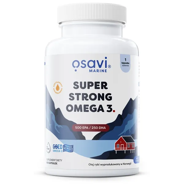 Super Strong Omega 3 (Marine), 500 EPA / 250 DHA - 90 softgels