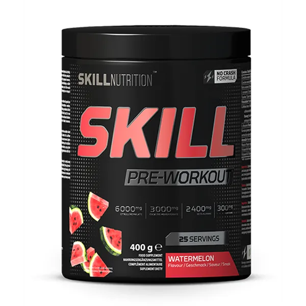 Skill Pre-Workout, Watermelon - 400g