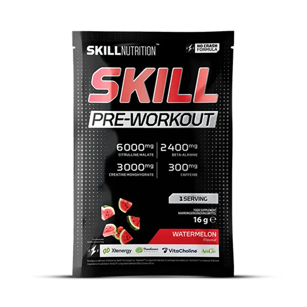 Skill Pre-Workout, Watermelon - 16g (1 serving)