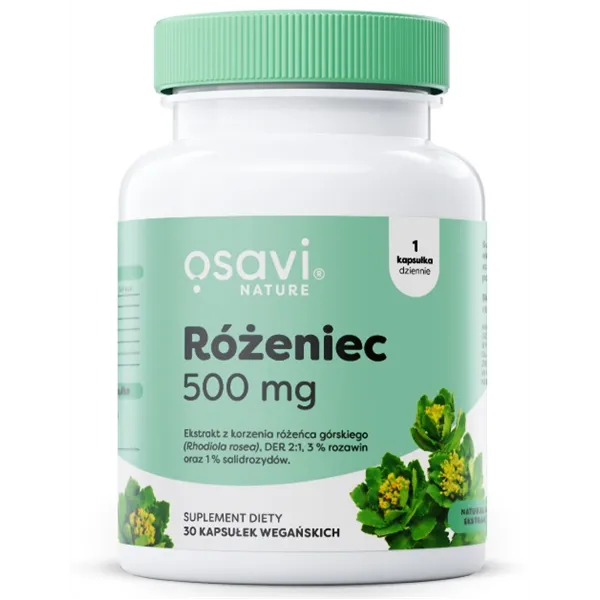 Różeniec, 500mg - 30 vegan caps