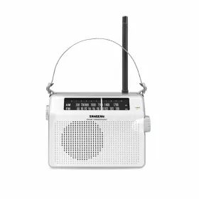 Radio AM/FM Sangean Valkoinen