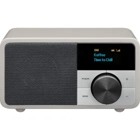 Transistoriradio Sangean DDR7 MINI Hopeinen FM Retro