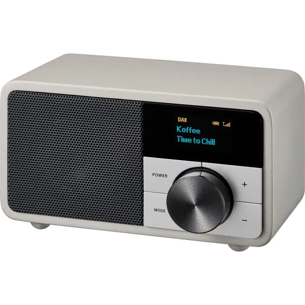 Transistor Radio Sangean DDR7 MINI Silver FM Retro