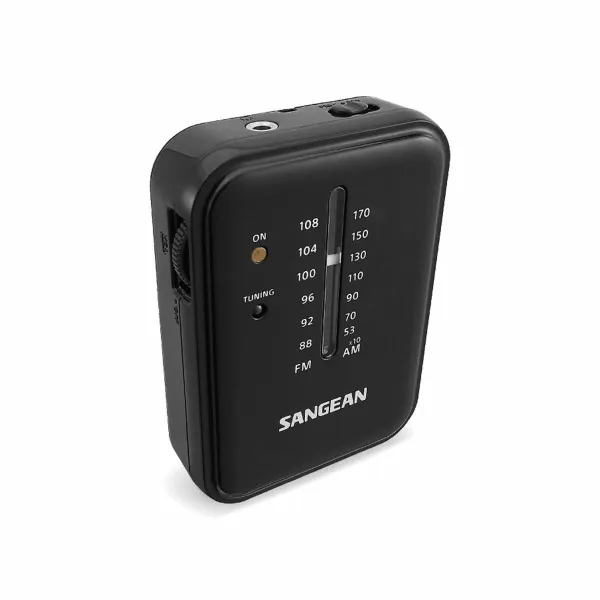 Transistor Radio Sangean Black AM/FM