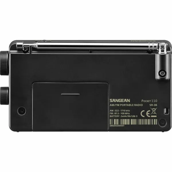 Raadio Sangean SR36B NEGRO Must