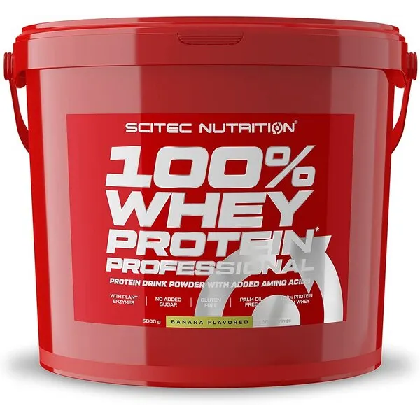 100% Whey Protein Professional, Banana - 5000g